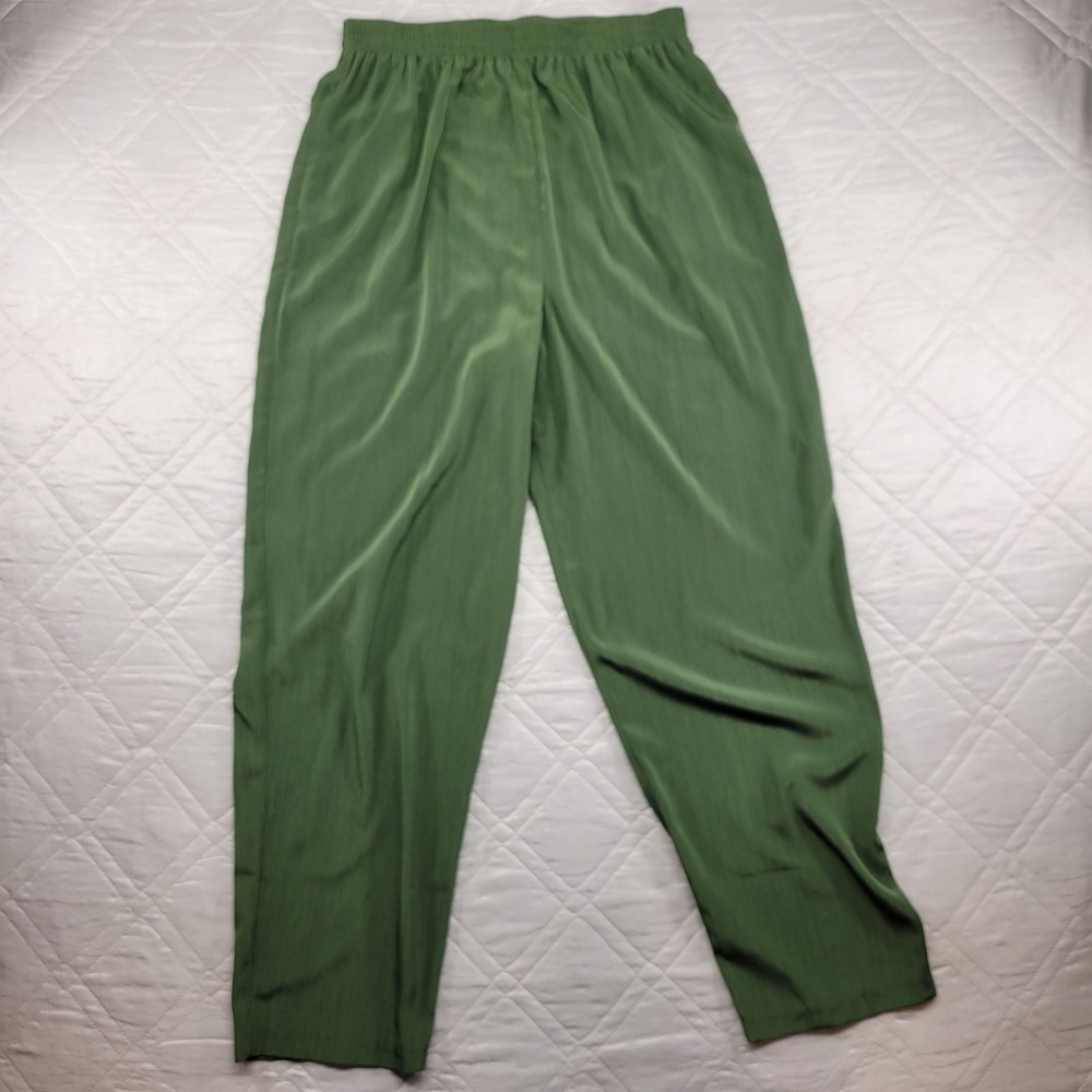 S.G. Sport light weight green pull‎ on pants size XL Tall nwt